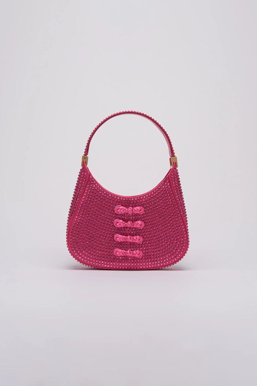 NWT SAU LEE MINI SAU CRYSTAL MINI BAG IN FUCHSIA